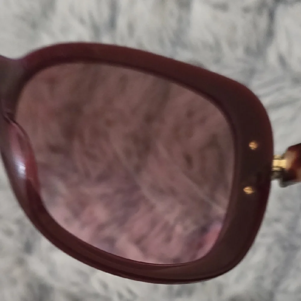 Tory Burch Burgundy Sunglasses with Case - Picture 8 of 15